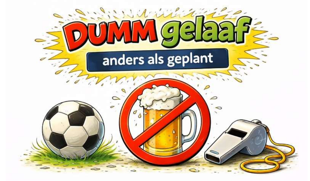Dumm gelaaf – anders als geplant
