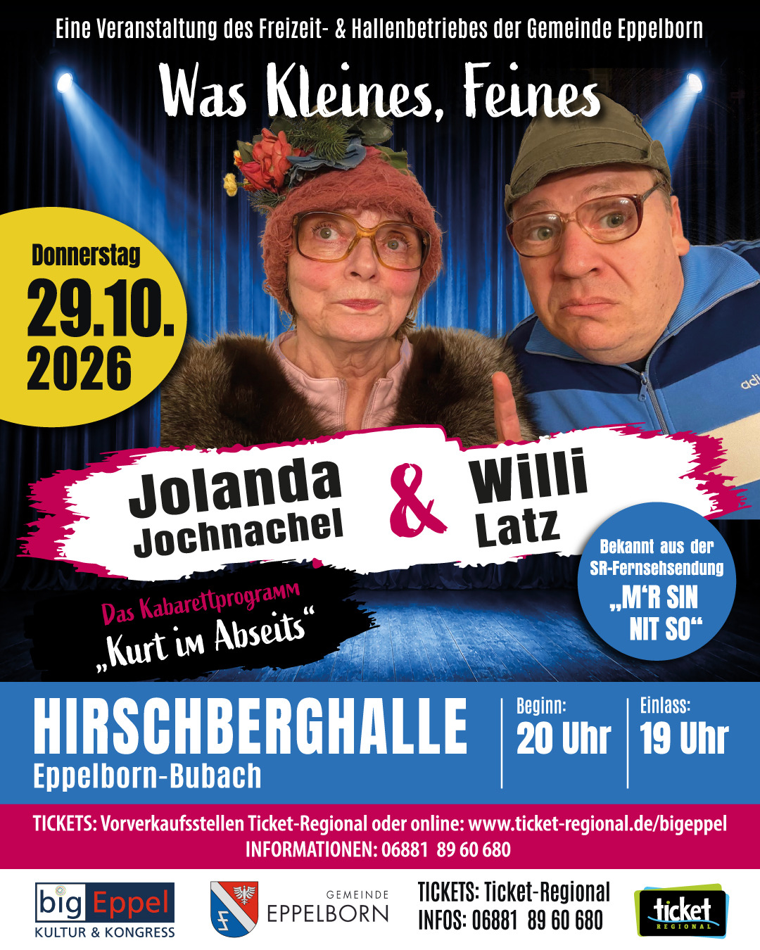 Jolanda Jochnachel und Willi Latz – Kurt im Abseits in Eppelborn-Bubach